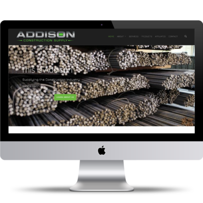 Addison Construction Supply - Web Design by Glick + Fray in Sun Valley Idaho