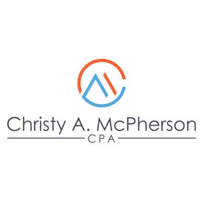 Christy A. McPherson, CPA - Logo Design by Glick + Fray in Sun Valley Idaho