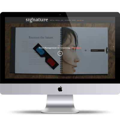 Signature - Website Design by Glick + Fray in Sun Valley Idaho